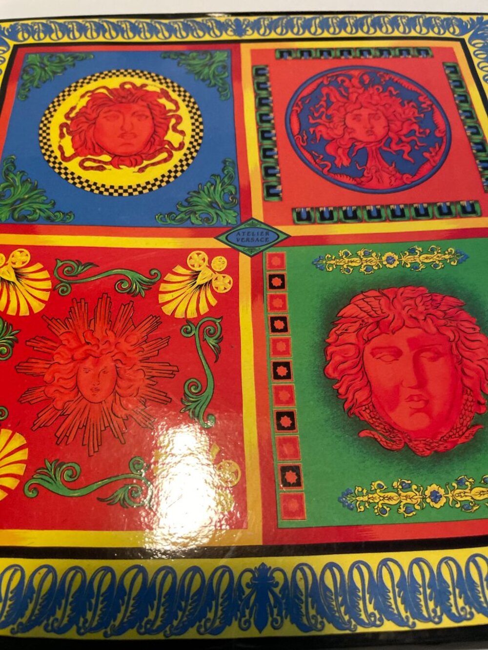 Rare Gianni Versace Zodiac Silk Scarf Astrology Collector Piece - Picture 15 of 16